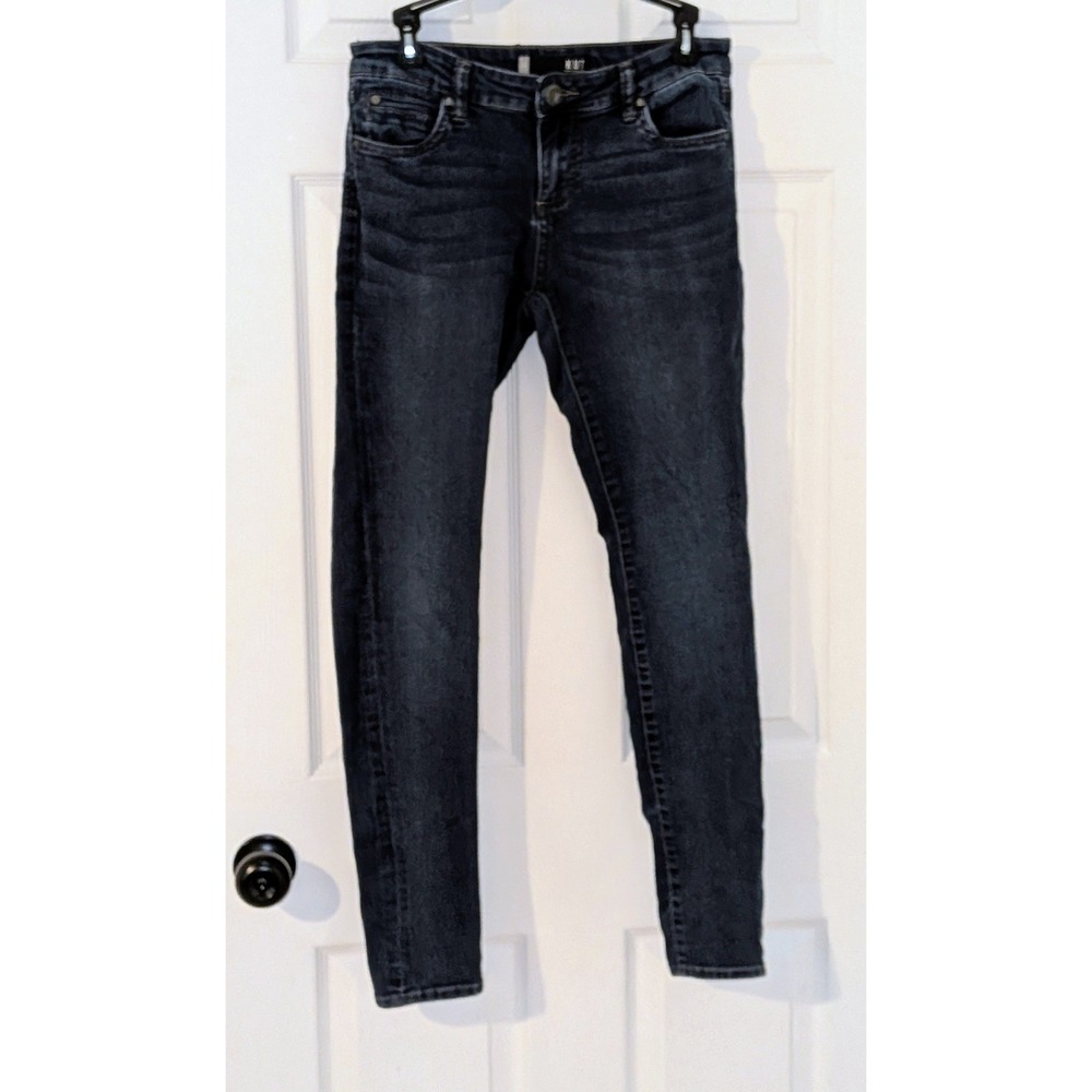 Kut from the Kloth Mia Toothpick Skinny‎ Jeans Dark Indigo Wash Womens Size 4 - Picture 3 of 11
